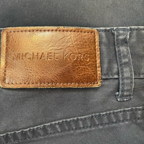 Michael Kors Men’s Parker Slim Fit Navy Twill Pants Sz 32/32 EUC - Picture 12 of 12